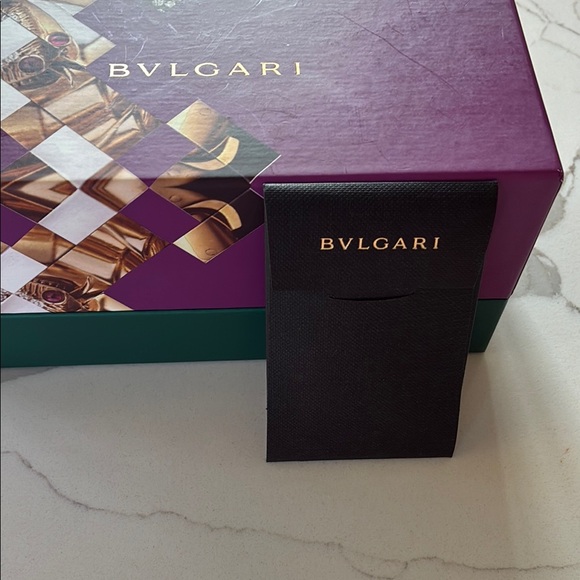 Bvlgari Purple and Gold Box - Picture 2 of 3